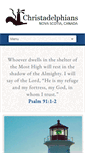 Mobile Screenshot of christadelphians.ns.ca