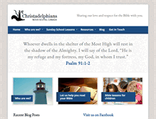 Tablet Screenshot of christadelphians.ns.ca